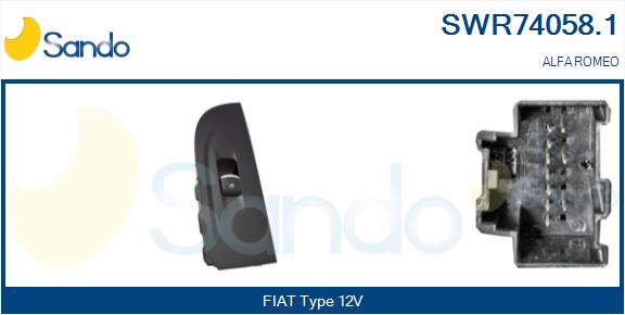 Interruttore, alzacristallo SANDO SWR74058.1