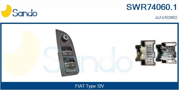 Interruttore, alzacristallo SANDO SWR74060.1