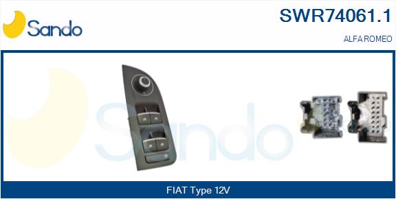 Interruttore, alzacristallo SANDO SWR74061.1