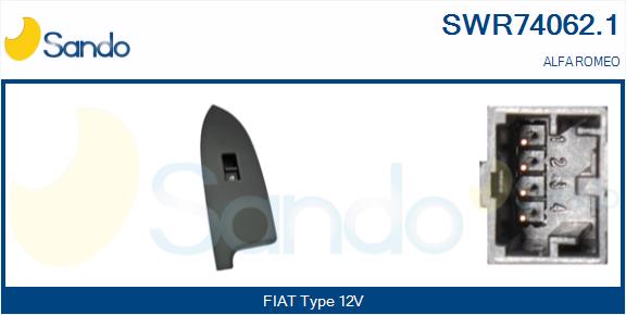 Interruttore, alzacristallo SANDO SWR74062.1