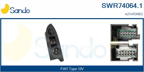 Interruttore, alzacristallo SANDO SWR74064.1