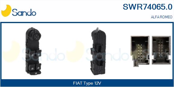 Interruttore, alzacristallo SANDO SWR74065.0
