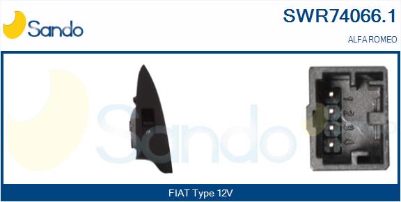 Interruttore, alzacristallo SANDO SWR74066.1