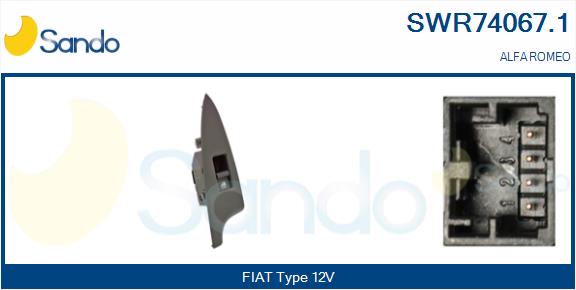 Interruttore, alzacristallo SANDO SWR74067.1