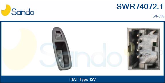 Interruttore, alzacristallo SANDO SWR74072.1