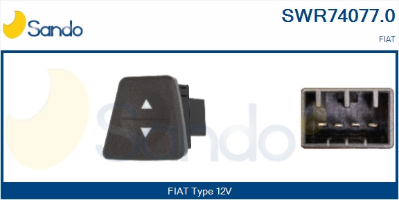 Interruttore, alzacristallo SANDO SWR74077.0