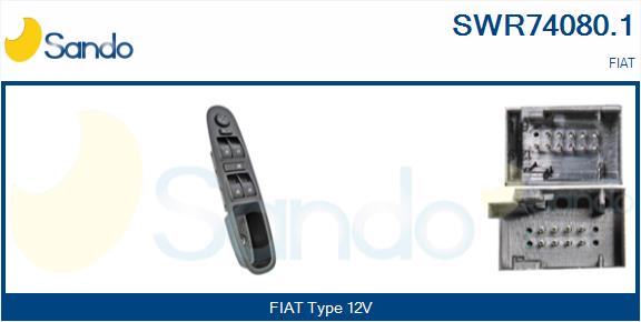 Interruttore, alzacristallo SANDO SWR74080.1