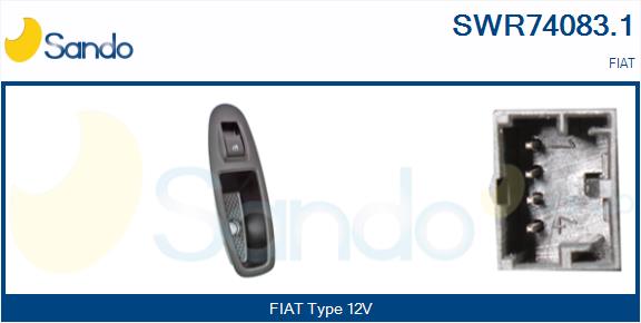 Interruttore, alzacristallo SANDO SWR74083.1