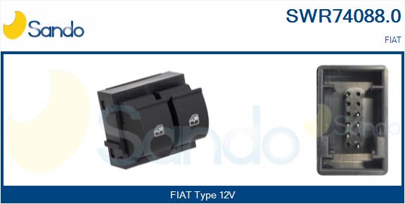 Interruttore, alzacristallo SANDO SWR74088.0