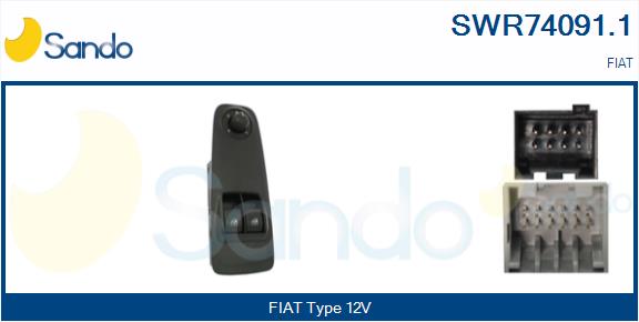 Interruttore, alzacristallo SANDO SWR74091.1