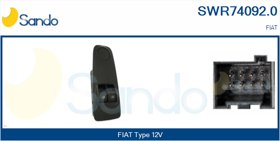 Interruttore, alzacristallo SANDO SWR74092.0