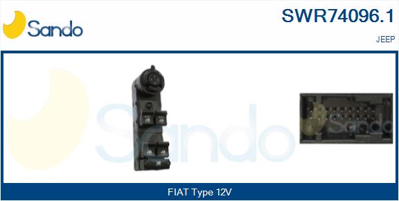 Interruttore, alzacristallo SANDO SWR74096.1
