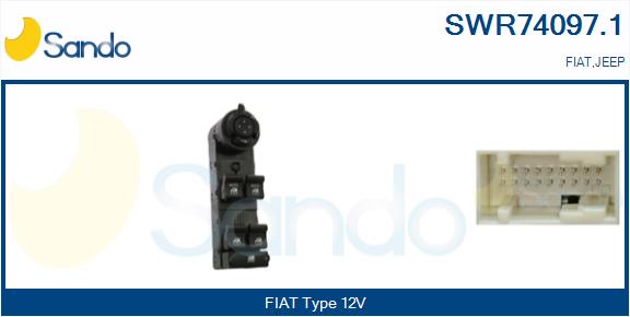 Interruttore, alzacristallo SANDO SWR74097.1