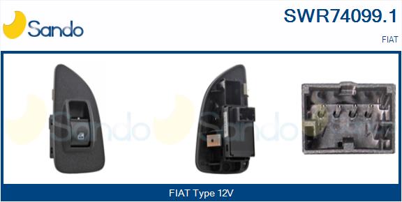 Interruttore, alzacristallo SANDO SWR74099.1