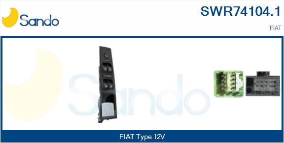 Interruttore, alzacristallo SANDO SWR74104.1