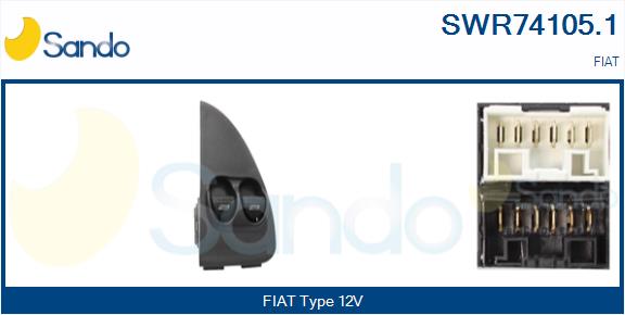 Interruttore, alzacristallo SANDO SWR74105.1
