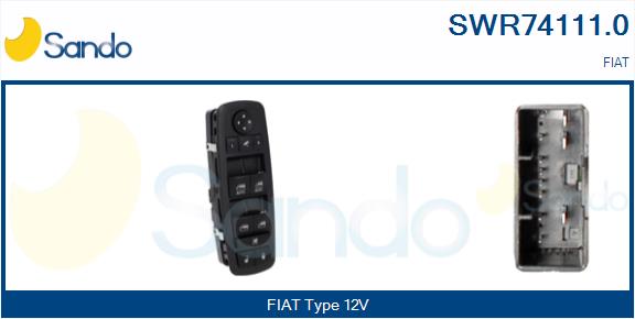 Interruttore, alzacristallo SANDO SWR74111.0