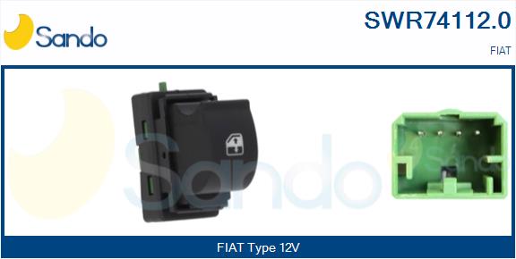 Interruttore, alzacristallo SANDO SWR74112.0