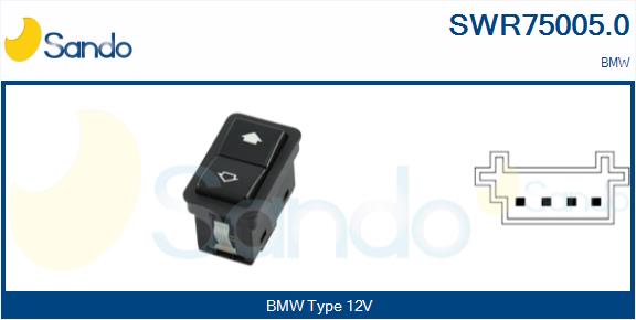 Interruttore, alzacristallo SANDO SWR75005.0