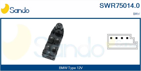 Interruttore, alzacristallo SANDO SWR75014.0