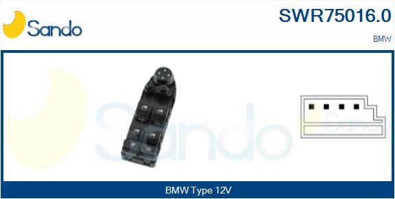 Interruttore, alzacristallo SANDO SWR75016.0