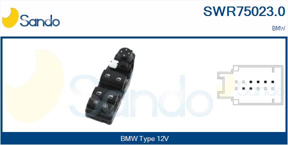 Interruttore, alzacristallo SANDO SWR75023.0