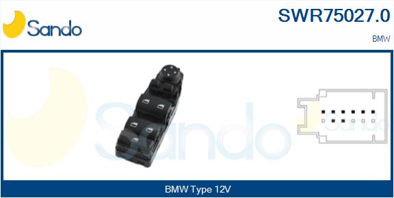 Interruttore, alzacristallo SANDO SWR75027.0