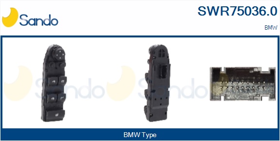 Interruttore, alzacristallo SANDO SWR75036.0