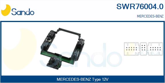 Interruttore, alzacristallo SANDO SWR76004.0