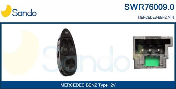 Interruttore, alzacristallo SANDO SWR76009.0