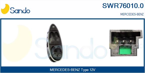 Interruttore, alzacristallo SANDO SWR76010.0