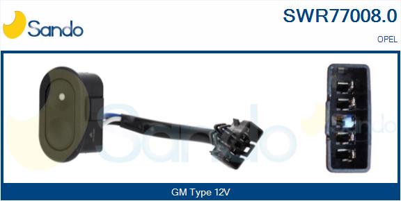 Interruttore, alzacristallo SANDO SWR77008.0