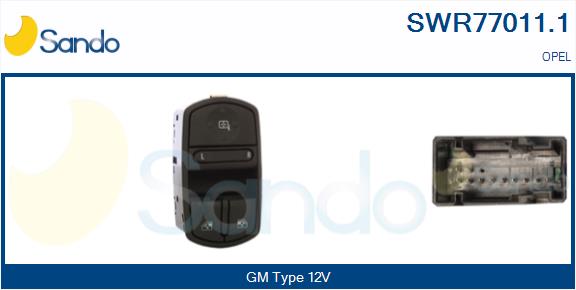 Interruttore, alzacristallo SANDO SWR77011.1