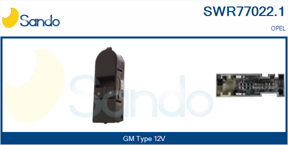 Interruttore, alzacristallo SANDO SWR77022.1