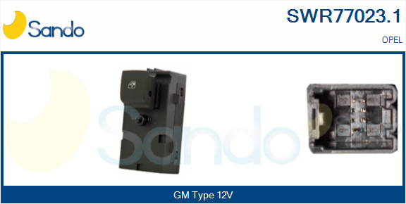 Interruttore, alzacristallo SANDO SWR77023.1