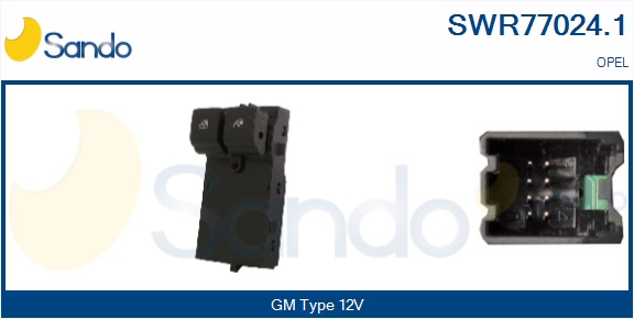 Interruttore, alzacristallo SANDO SWR77024.1