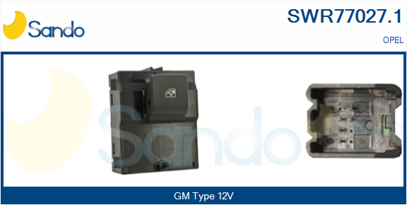 Interruttore, alzacristallo SANDO SWR77027.1