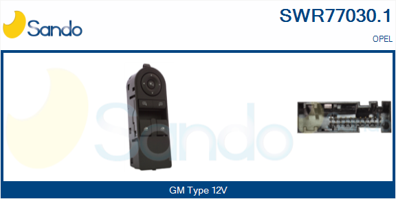 Interruttore, alzacristallo SANDO SWR77030.1
