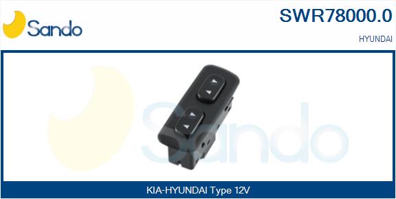Interruttore, alzacristallo SANDO SWR78000.0