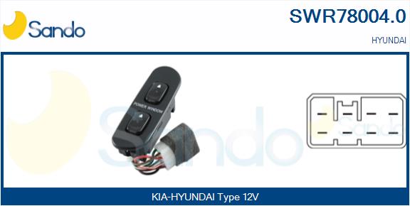 Interruttore, alzacristallo SANDO SWR78004.0