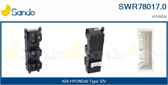 Interruttore, alzacristallo SANDO SWR78017.0