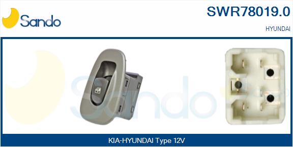 Interruttore, alzacristallo SANDO SWR78019.0
