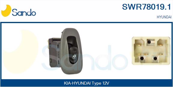 Interruttore, alzacristallo SANDO SWR78019.1