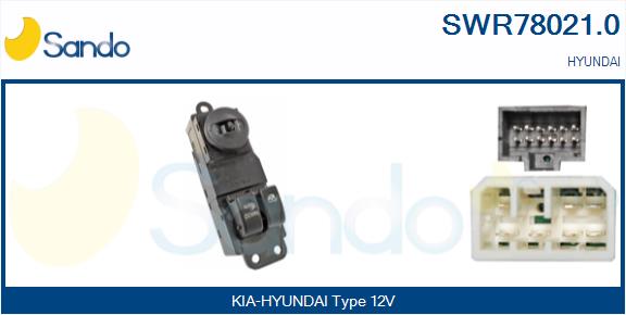 Interruttore, alzacristallo SANDO SWR78021.0