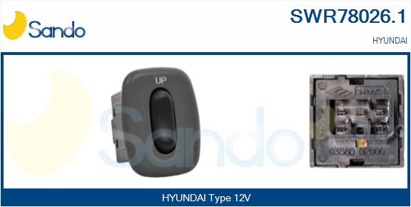 Interruttore, alzacristallo SANDO SWR78026.1