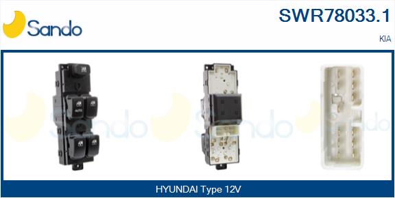 Interruttore, alzacristallo SANDO SWR78033.1