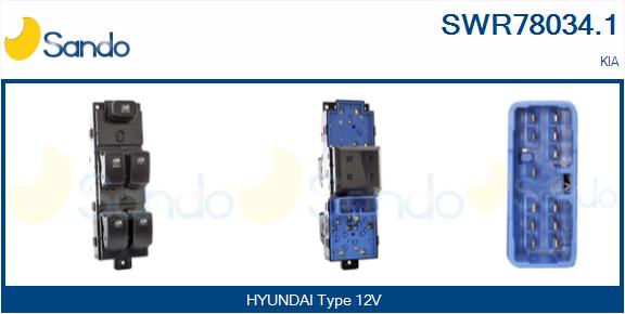 Interruttore, alzacristallo SANDO SWR78034.1