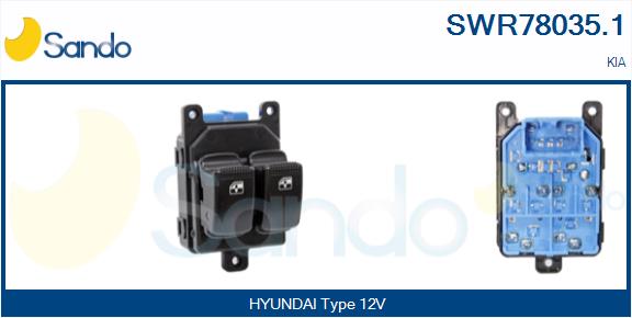 Interruttore, alzacristallo SANDO SWR78035.1