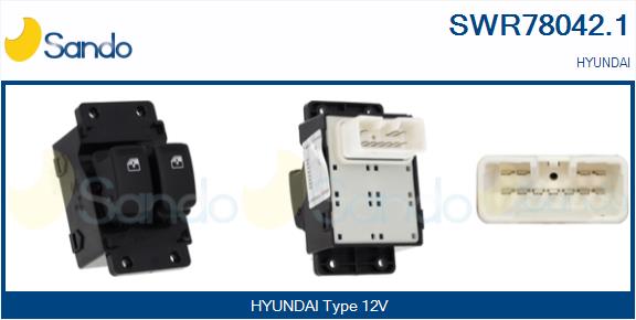 Interruttore, alzacristallo SANDO SWR78042.1