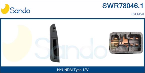 Interruttore, alzacristallo SANDO SWR78046.1